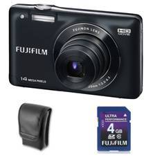 Kit Camara Digital Fujifilm Finepix Jx500 Negro 14 Mp Zo X 5 Hd Lcd 27 Litio   Funda   Sd 4gb